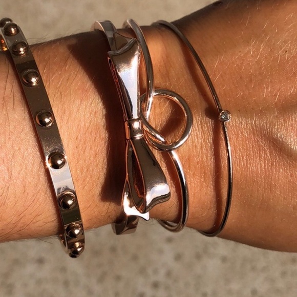 kate spade Jewelry - 🌟Host Pick🌟Kate Spade Rose Gold Bangle